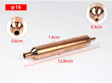 AC Refrigerator Copper Spun Drier 16mm Diameter Golden Color Customized